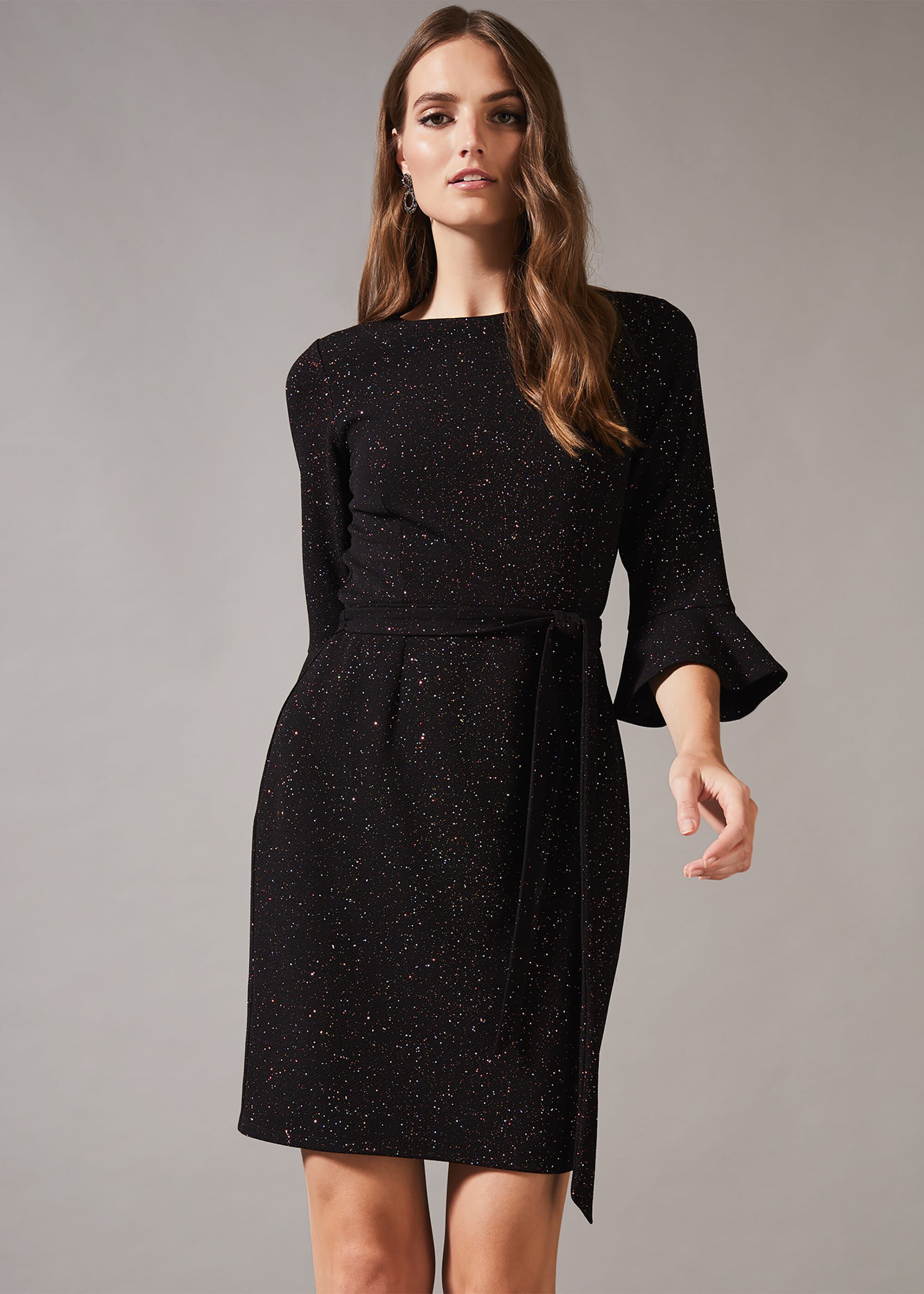 Varya Glitter Speck Tunic Dress | Phase ...